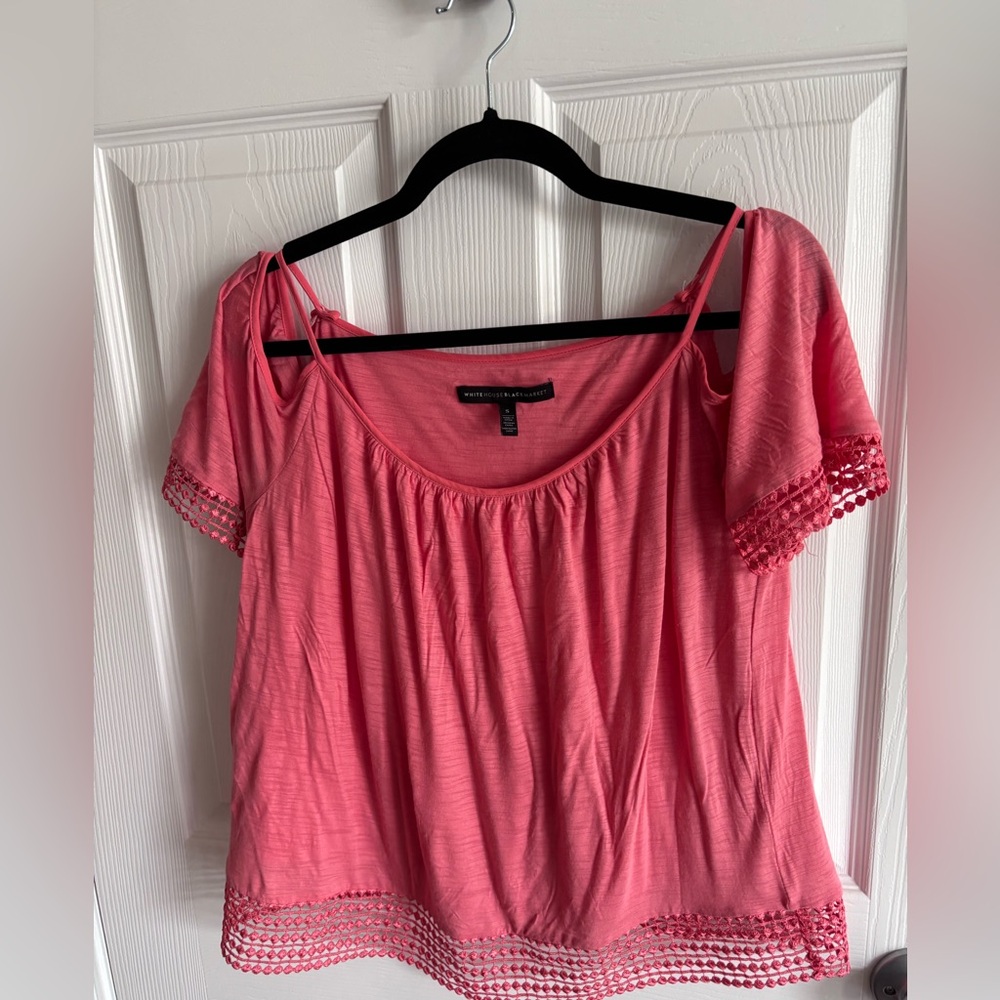White House Black Market Coral Shirt